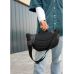Велика чорна чоловіча поясна сумка бананка Sambag DynamicDart
