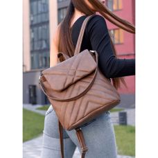 Жіночий рюкзак Sambag Loft QSH коричневий