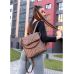 Жіночий рюкзак Sambag Loft QSH коричневий