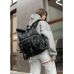 Велика жіноча поясна сумка бананка Sambag DynamicDart чорний принт