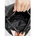 Шкіряна сумка через плече месенджер Sambag Makros чорна