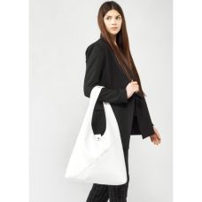 Жіноча сумка Sambag хобо M біла