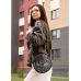 Жіноча кругла сумка Sambag Bale MZN  квітковий принт