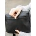Сумка месенджер чорна з шкіри жіноча Sambag