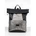 Рюкзак ролл Sambag RollTop MQN Чорний з битим сріблом