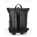 Рюкзак ролл Sambag RollTop MQN Чорний з битим сріблом