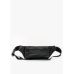 Сумка на пояс бананка шкіряна Sambag Tirso Noir Dark чорний