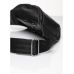 Сумка на пояс бананка шкіряна Sambag Tirso Noir Dark чорний