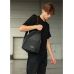 Cумка через плече слінг Sambag Brooklyn MSH чорний з перфорацією