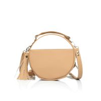 Жіноча кругла кроссбоді Sambag Bale  MZN бежева 