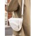 Жіноча кросбоді сумка бананка Sambag Sofi біла
