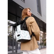 Рюкзак ролл Sambag унисекс RollTop KQN  принт "Palm"