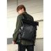 Чоловічий рюкзак Sambag RollTop Hacking чорний