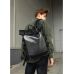 Чоловічий рюкзак Sambag RollTop Hacking чорний