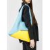 Жіноча сумка Sambag HOBO M жовто-блакитна