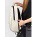 Жіночий рюкзак Sambag Zard Urban сірий шовк