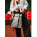 Жіночий рюкзак Sambag RollTop Milton  тканевий з принтом "LIGHT"