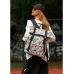 Жіночий рюкзак Sambag RollTop Milton  тканевий з принтом "LIGHT"