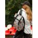 Жіночий рюкзак Sambag RollTop Milton  тканевий з принтом "LIGHT"