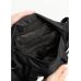 Велика жіноча поясна сумка бананка Sambag DynamicDart чорна тканева
