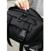 Велика жіноча поясна сумка бананка Sambag DynamicDart чорна тканева