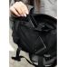 Велика жіноча поясна сумка бананка Sambag DynamicDart чорна тканева