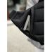 Велика жіноча поясна сумка бананка Sambag DynamicDart чорна тканева