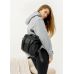 Жіноча  Сумка для ноутбука Sambag чорна з перфорацією