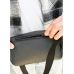 Сумка на пояс бананка Sambag Tirso MSHm чорна з принтом "SAMBAG"