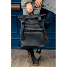 Рюкзак RollTop 0SHn чорний