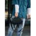 Велика чоловіча поясна сумка бананка Sambag DynamicDart чорно-помаранчева