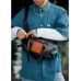 Велика чоловіча поясна сумка бананка Sambag DynamicDart чорно-помаранчева