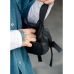 Велика чоловіча поясна сумка бананка Sambag DynamicDart чорно-помаранчева