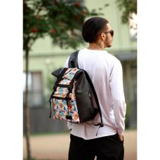 Рюкзак RollTop 0SHn  принт "LIGHT"