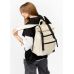 Рюкзак жіночий ролл Sambag RollTop Zard молочний