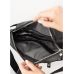 Жіноча сумка через плече бананка Sambag Holster MSH чорна з перфорацією