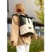 Рюкзак ролл Sambag унисекс RollTop KQN чорно-сірий