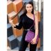 Сумка Кросбоді Rose SRN black фіолетова