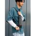 Сумка через плече бананка Sambag Holster MSH чорна з перфорацією
