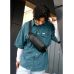 Сумка через плече бананка Sambag Holster MSH чорна з перфорацією