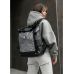 Жіночий рюкзак Sambag RollTop Hacking чорний принт "Zebra"