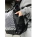Жіночий рюкзак Sambag RollTop Hacking чорний принт "Zebra"