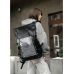 Жіночий рюкзак Sambag RollTop Hacking чорний принт "Zebra"