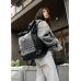 Жіночий рюкзак Sambag RollTop Hacking чорний принт "Zebra"