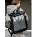 Жіночий рюкзак Sambag RollTop Hacking чорний принт "Zebra"