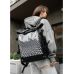 Жіночий рюкзак Sambag RollTop Hacking чорний принт "Zebra"