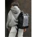 Жіночий рюкзак Sambag RollTop Hacking чорний принт "Zebra"