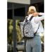 Рюкзак рол Sambag RollTop X чорний принт "Graphity" жіночий 