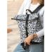 Рюкзак рол Sambag RollTop X чорний принт "Graphity" жіночий 