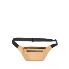 Шкіряна сумка на пояс бананка Sambag Tirso Max  бежева